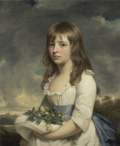 Portret dziewczynki, ok. 1790 (olej na płótnie) autorstwa William Beechey