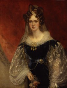 Królowa Adelajda (księżniczka Adelajda z Saksonii-Meiningen) autorstwa William Beechey