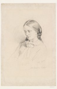 Josephine Butler, wczesna działaczka feministyczna, 1856 autorstwa William Bell Scott