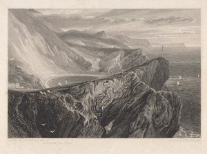 Lulworth Cove, Dorsetshire autorstwa William Bernard Cooke