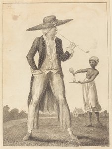 Plantator Surinamu w swoim porannym stroju, 1793. autorstwa William Blake