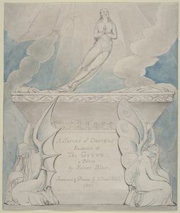 Strona tytułowa „Grób” autorstwa William Blake
