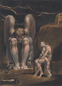 Anioł Albionu, frontyspis, tablica 1 autorstwa William Blake