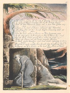 Ameryka. A Prophecy, Plate 14, So Cried He.... autorstwa William Blake