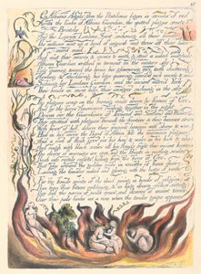 Ameryka. Proroctwo, płyta 17, O Albions Angels.... autorstwa William Blake