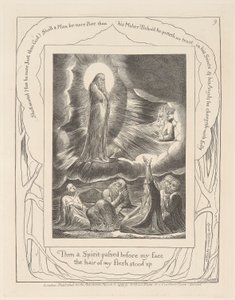 Livro de Jó, Placa 9, A Visão de Elifaz Polish autorstwa William Blake