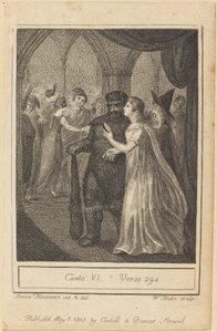 Canto VI, wers 294, 1803. autorstwa William Blake