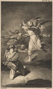 Clarences Dream Shakespeare, Richard III, Akt 1, Scena 4, 1774. autorstwa William Blake