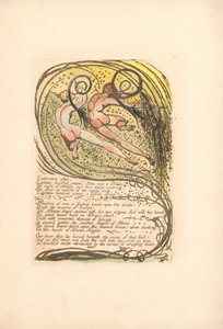 Europa. Proroctwo, ilustracja 10, Enitharmon spał. . . . (Bentley 12) autorstwa William Blake