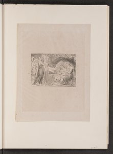 Każdy mężczyzna dał mu też kawałek pieniędzy, 1825. autorstwa William Blake