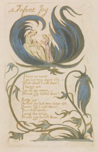 „Infant Joy”, płyta 14 z „Songs of Innocence” autorstwa William Blake