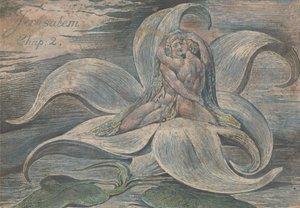 Jerozolima, tablica 28, odbitka próbna autorstwa William Blake