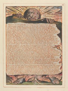Jerozolima, tablica 62, Oprzyj się na mnie.... autorstwa William Blake