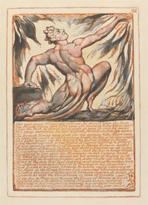 Jerozolima, Tablica 95, Jej głos przebił glinę Albions zimne ucho.... autorstwa William Blake