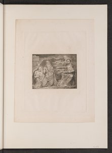 Hiob skarcony przez swoich przyjaciół, 1825. autorstwa William Blake