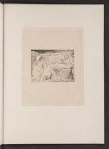 Hiob skarcony przez swoich przyjaciół, 1825. autorstwa William Blake