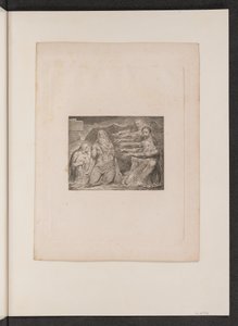 Hiob skarcony przez swoich przyjaciół, 1825. autorstwa William Blake