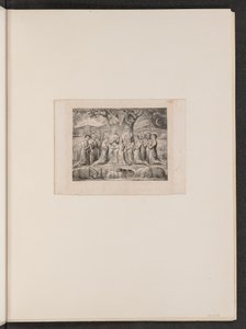Hiob i jego rodzina autorstwa William Blake