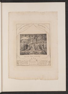 Hiob i jego rodzina autorstwa William Blake