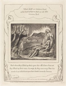 Pocieszyciele Hioba autorstwa William Blake
