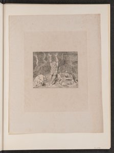 Rozpacz Hioba autorstwa William Blake