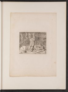 Rozpacz Hioba autorstwa William Blake