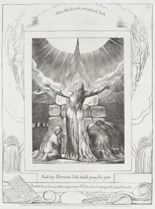 Modlitwa Hioba wysłuchana autorstwa William Blake