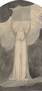 Mojżesz otrzymujący Prawo autorstwa William Blake