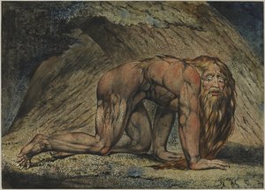Nabuchodonozor autorstwa William Blake