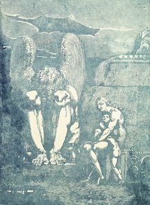 O Aniołach Albionu, połowa lat 90. XIX wieku autorstwa William Blake
