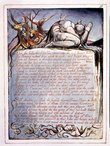 "Over the Hills", płyta 16 z "America, a Prophecy autorstwa William Blake