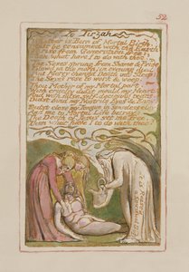 P.125-1950.pt52 Do Tirzah: płyta 52 z Pieśni o niewinności i doświadczeniu (kopia AA) c.1815-26 (akwaforta, tusz i wc) autorstwa William Blake