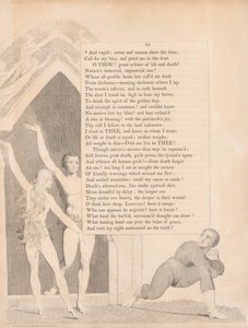 Płyta 33 (str. 72): „I nijakie; rozsądek i rozsądek pokaż drzwi” autorstwa William Blake