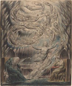 Sen królowej Katarzyny autorstwa William Blake