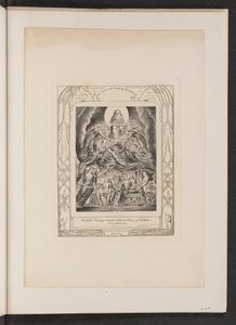 Szatan przed tronem Boga autorstwa William Blake