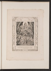 Szatan przed tronem Boga autorstwa William Blake