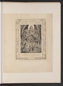 Szatan przed tronem Boga autorstwa William Blake