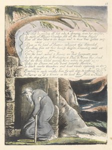 „Tak płakał…”, płyta 14 z „Ameryka: Proroctwo” autorstwa William Blake