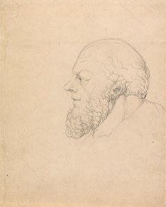 Sokrates, wizjonerska głowa autorstwa William Blake