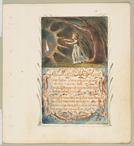 Pieśni niewinności i doświadczenia: Mały chłopiec zagubiony, ca. 1825. autorstwa William Blake