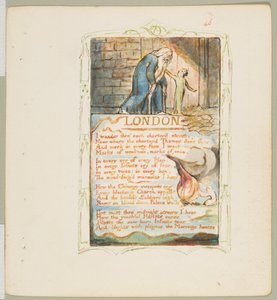 Pieśni niewinności i doświadczenia: Londyn, ca. 1825. autorstwa William Blake