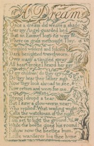 Pieśni niewinności i doświadczenia, płyta 14, „Laughing Song” (Bentley 15) autorstwa William Blake