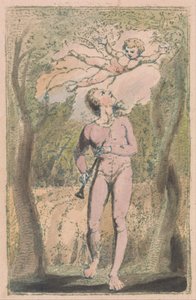Pieśni o niewinności i doświadczeniu, płyta 1, Frontyspis o niewinności autorstwa William Blake
