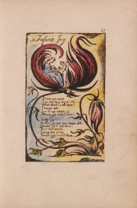 Pieśni niewinności i doświadczenia, płyta 23, Dziecięca radość (Bentley 25) autorstwa William Blake