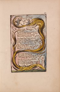 Pieśni o niewinności i doświadczeniu, płyta 27, Obraz Boży (Bentley 18) autorstwa William Blake