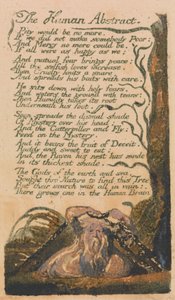 Pieśni niewinności i doświadczenia, płyta 46, „The Human Abstract” (Bentley 47) autorstwa William Blake