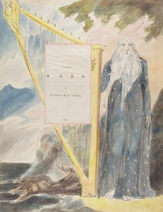 Bard, oda pindaryczna z „Wierszy Thomasa Graya” autorstwa William Blake