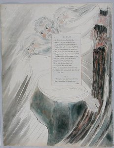 Bard, projekt 58 z „Wierszy Thomasa Graya” autorstwa William Blake
