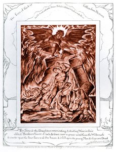 Ilustracje Księgi Hioba autorstwa Williama Blakea autorstwa William Blake