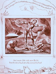 Ilustracje Księgi Hioba autorstwa Williama Blakea autorstwa William Blake
